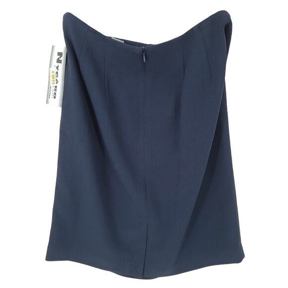 Peter Nygard 6P Navy Pencil Skirt Triacetate New - Picture 2 of 7